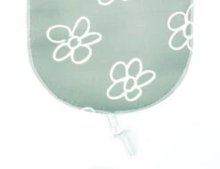 Strijkhoes Groen Met Witte Bloemen - Maat S -Reinigingsapparaten Winkel 1200x925