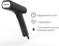 SteamOne DTC75 Black - Handstomer - Kledingstomer -Reinigingsapparaten Winkel 1200x942 2