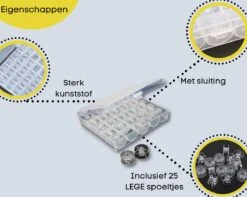 Merkloos Set Van 25 Professionele Naaimachine Spoelen - Sterke Universele Naaimachine Spoeltjes - 2 Bij 1 Cm - Spoelendoos - Naaien -Reinigingsapparaten Winkel 1200x959 5