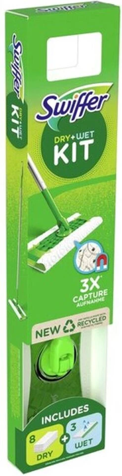 Swiffer Starterskit Vloerwisser Met 8 Stofdoeken En 3 Natte Doeken 14 Swiffer Starterskit Vloerwisser Met 8 Stofdoeken En 3 Natte Doeken -Reinigingsapparaten Winkel 309x1200
