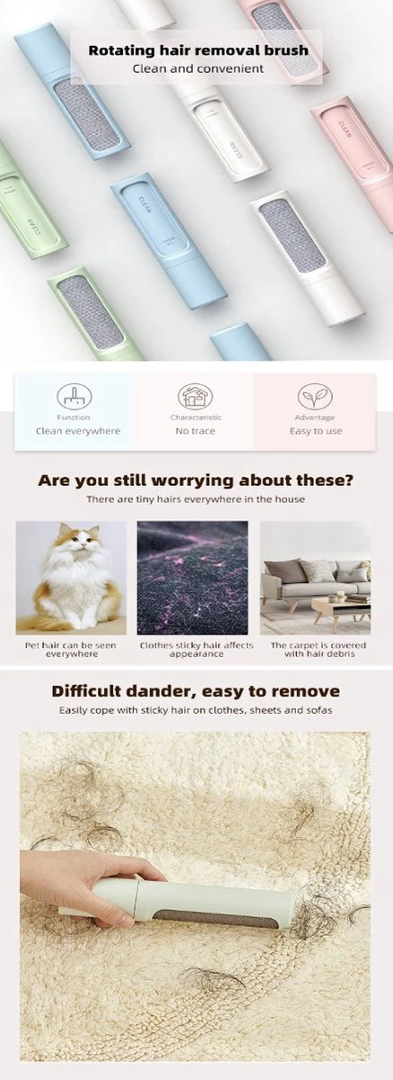 Merkloos Nieuw! - Pluizenverwijderaar - Ontpluizer - Kledingroller – Pluizenroller - Kleefroller - Kledingborstel - Ontpluizer - Pluizentondeuse - Huisdierhaar Verwijderaar 7 Merkloos Nieuw! - Pluizenverwijderaar - Ontpluizer - Kledingroller – Pluizenroller - Kleefroller - Kledingborstel - Ontpluizer - Pluizentondeuse - Huisdierhaar Verwijderaar - Afbeelding 5