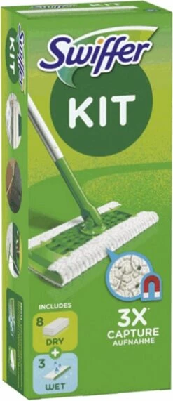 Swiffer Vloerreiniger Starterskit - 1 Dweil, 8 Droge En 3 Vochtige Vloerdoekjes Navullingen -Reinigingsapparaten Winkel 519x1200 1