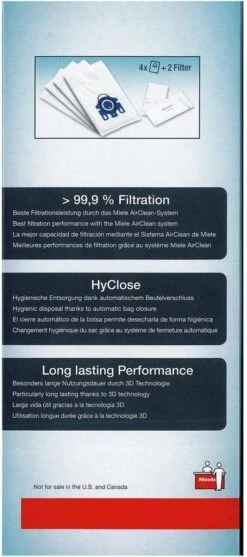 Miele HyClean 3D Efficiency GN - Stofzuigerzakken - 4 Stuks -Reinigingsapparaten Winkel 532x1200