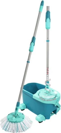 Leifheit Clean Twist Disc Mop Ergo - Dweil Set Compleet Systeem Met Wieltjes - 6 Liter -Reinigingsapparaten Winkel 548x1200