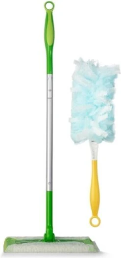 Merkloos Swiffer Combi-kit Sweeper - Floor & Duster -Reinigingsapparaten Winkel 565x1200