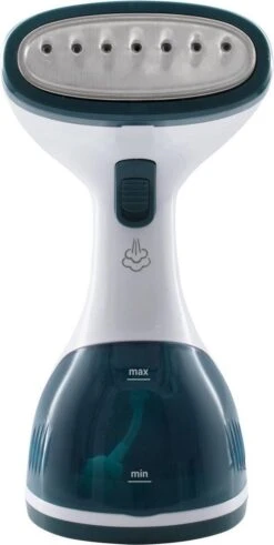 Tomado TSH1201W - Kledingstomer - 1200 Watt - RVS Zool - Wit/turquoise -Reinigingsapparaten Winkel 604x1200 2