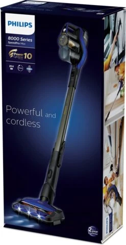Philips Series 8000 SpeedPro Max XC8049/01 - Steelstofzuiger - Blauw -Reinigingsapparaten Winkel 617x1200 4