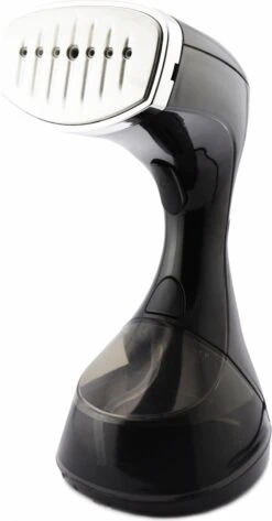 Kledingstomer - Handstomer - Stoomreiniger - Stomer - Inclusief Opzetborstel En Maatbeker - Groot Waterreservoir (300 Ml) - Snel Opgewarmd (30 Sec) - 3 Standen - 1500W - Merk: Rockerz Home - Kleur: Zwart