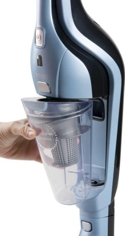 PRIMO PR507SV Stofzuiger Zonder Zak - 2-in-1 Steelstofzuiger Draadloos - Kruimelzuiger - HEPA Filter - Blauw -Reinigingsapparaten Winkel 639x1200