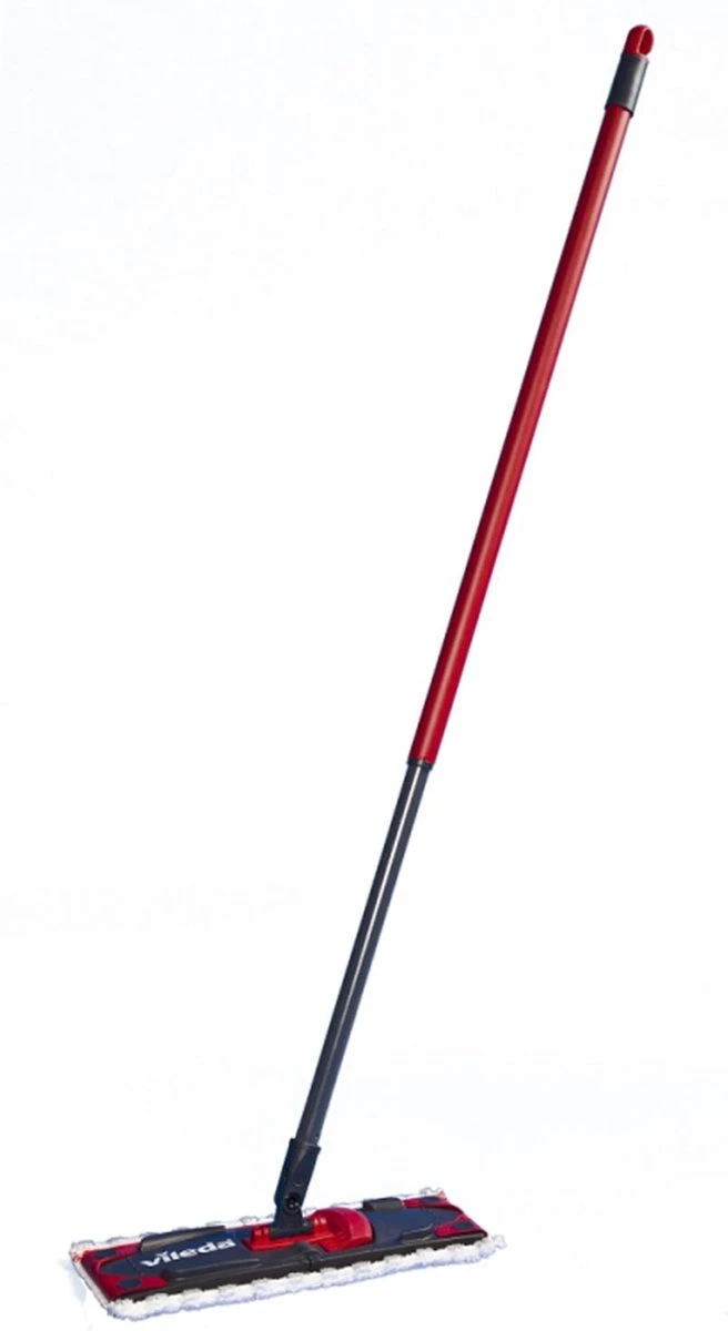 Vileda Ultramax Platte MOP Met Telescopische Pool Schone Vloeren - Droge Handen 3 Vileda Ultramax Platte MOP Met Telescopische Pool Schone Vloeren - Droge Handen