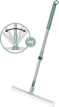 Zafio Vloertrekker Met Steel Vloerwisser Watertrekker Badkamer Douche - 80 / 130 Cm - Uitschuifbaar