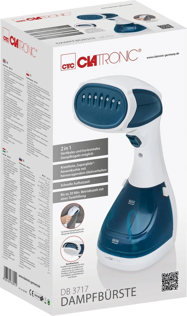 Clatronic DB 3717 - Kledingstomer - Handstomer 10 Clatronic DB 3717 - Kledingstomer - Handstomer - Afbeelding 8