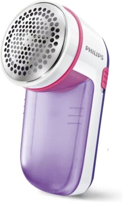 Philips Ontpiller - Verwijdert Stofpluisjes - Geschikt Voor Alle Kledingstukken - Groot Mesoppervlak - 3 Maasgrootten - In Hoogte Verstelbaar Kapje - Inclusief 2 AA-batterijen - GC026/00 -Reinigingsapparaten Winkel 728x1200