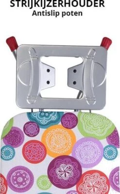 Strijkplank Met Houder - Verstelbare Hoogte - 120 X 38 Cm -Reinigingsapparaten Winkel 744x1200