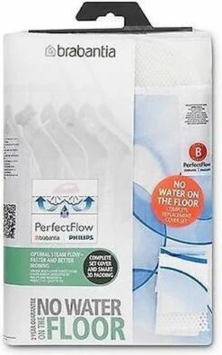 Brabantia Perfect Flow Strijkplankhoes B - 124 X 38 Cm - Bubbles - Complete Set -Reinigingsapparaten Winkel 751x1200 3