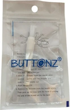 Buttonz® - Naaimachine Draaddoorhaler Wit - Draad Rijger - Naalddoorsteker - Draaddoorsteker - Naaldbedrader Handig Draad Door Naald Hulp Tool Naaldinrijger -Reinigingsapparaten Winkel 763x1200 3