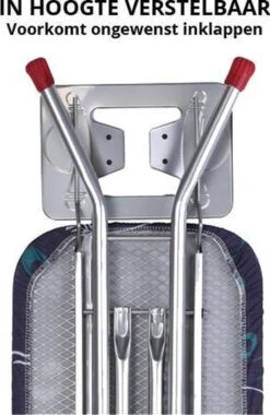 Strijkplank Met Houder - Verstelbare Hoogte - 120 X 38 Cm -Reinigingsapparaten Winkel 781x1200 4