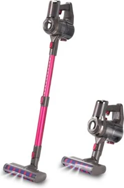 Swiss Pro+ Snoerloze Steelstofzuiger V12 Steelstofzuigers Steelstofzuiger Draadloos Met Kruimelzuiger Turbo Stand Led Verlichting In Mondstuk Sterke Zuigkracht Draadloos Zonder Zak 4In1! Inclusief Muurbeugel Purple Edition 2022 Zwitsers Kwaliteit