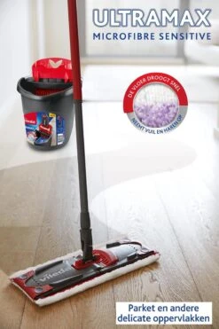 Vileda UltraMax Sensitive - Complete Set - Vlakke Microvezelmop + Emmer Met Pers - Voor Parket En Delicate Oppervlakken 11 Vileda UltraMax Sensitive - Complete Set - Vlakke Microvezelmop + Emmer Met Pers - Voor Parket En Delicate Oppervlakken -Reinigingsapparaten Winkel 799x1200 2