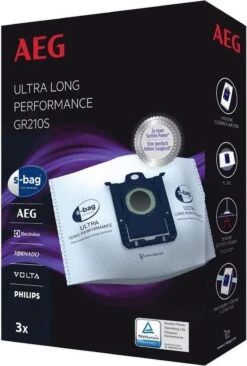 AEG Stofzuigerzakken S-bag Ultra Long Performance 3 Stuks GR210s