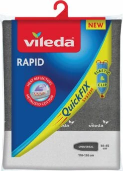 Vileda Rapid Strijkplankhoes - Universeel - Grijs -Reinigingsapparaten Winkel 861x1200 3