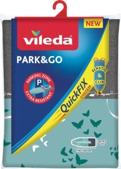 Vileda Park & Go Strijkplankovertrek - Universeel - Met "parkeerzone" -Reinigingsapparaten Winkel 862x1200 1