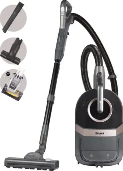 Shark CV100EUT Stofzuiger Zonder Zak - Inclusief Opzetstukken En Tool Voor Huisdierharen - 1,6 Liter