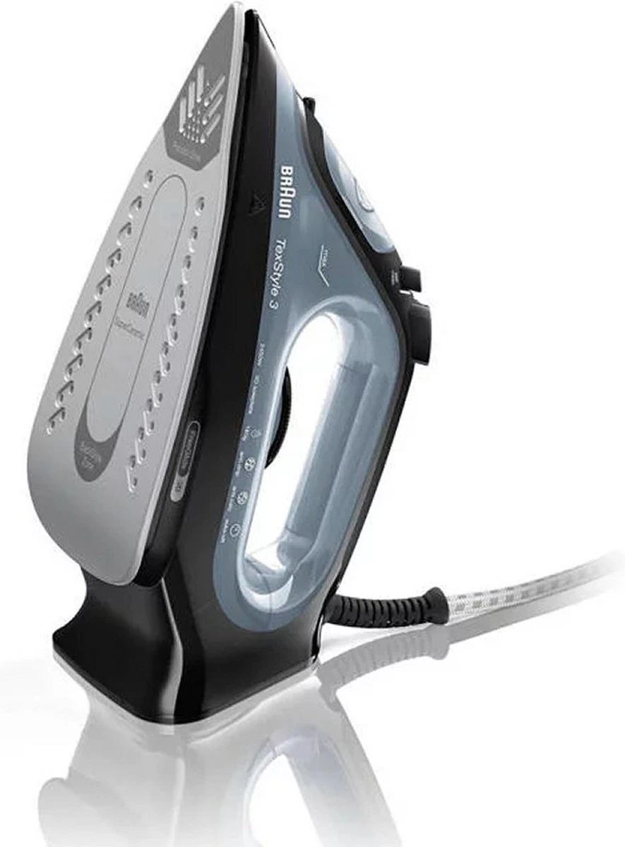 Braun TexStyle 3 - SI 3055 BK - Stoomstrijkijzer 4 Braun TexStyle 3 - SI 3055 BK - Stoomstrijkijzer - Afbeelding 2