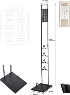 Stofzuiger Opbergrek - Dyson Rek - Dyson Essentials - Dyson Standaard - Dyson Opbergrek - Dyson Accesoires - Cordless Vacuum Stand Stofzuiger Opbergrek Zwart -Reinigingsapparaten Winkel 889x1200 1