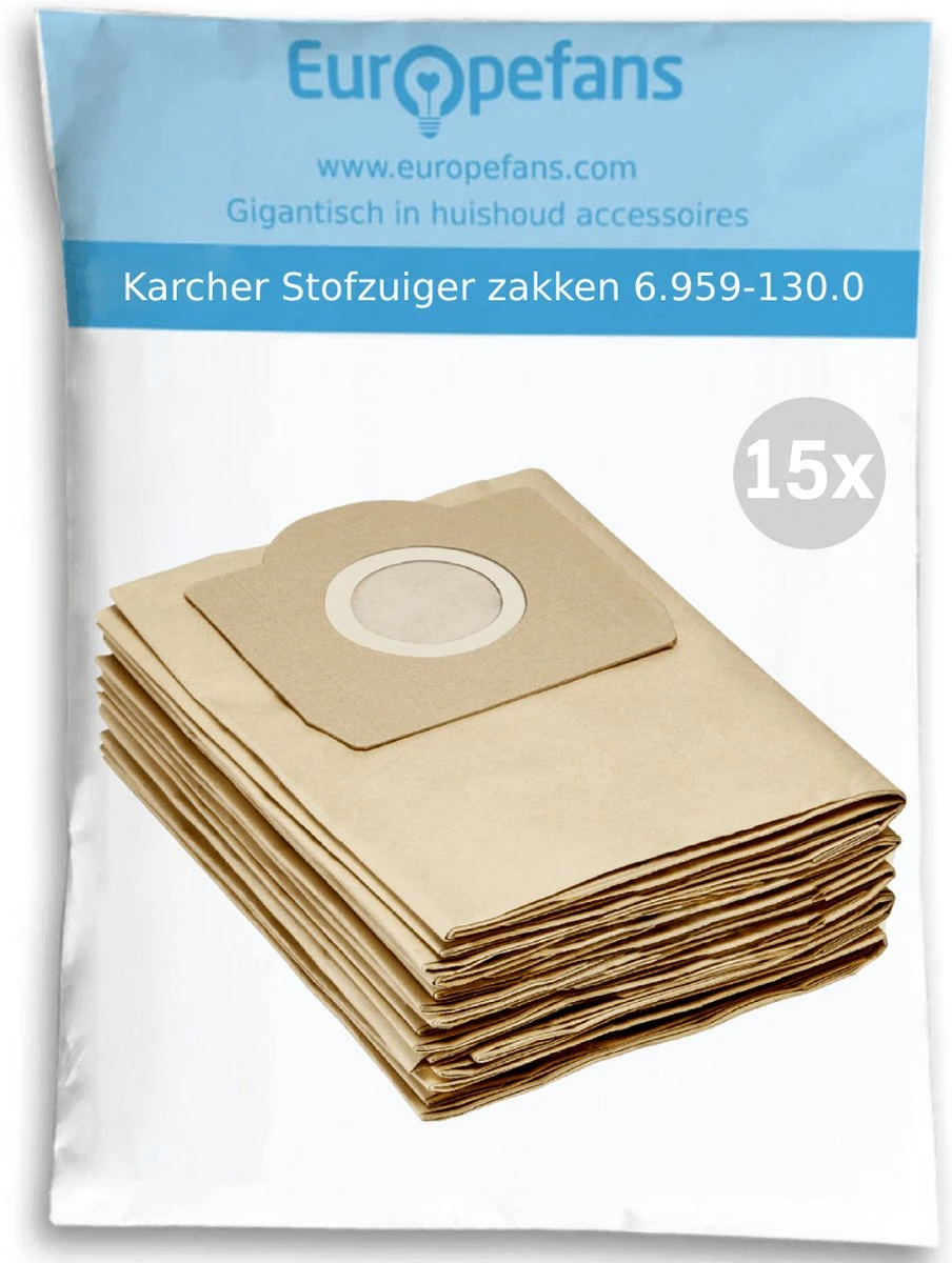 15x Karcher Stofzuigerzakken 6.959-130.0 Stofzakken Stofzuiger Zak Kärcher WD3 / MV 3 / A 22 / A 25 / A26 / SE 4001 10 15x Karcher Stofzuigerzakken 6.959-130.0 Stofzakken Stofzuiger Zak Kärcher WD3 / MV 3 / A 22 / A 25 / A26 / SE 4001 - Afbeelding 8
