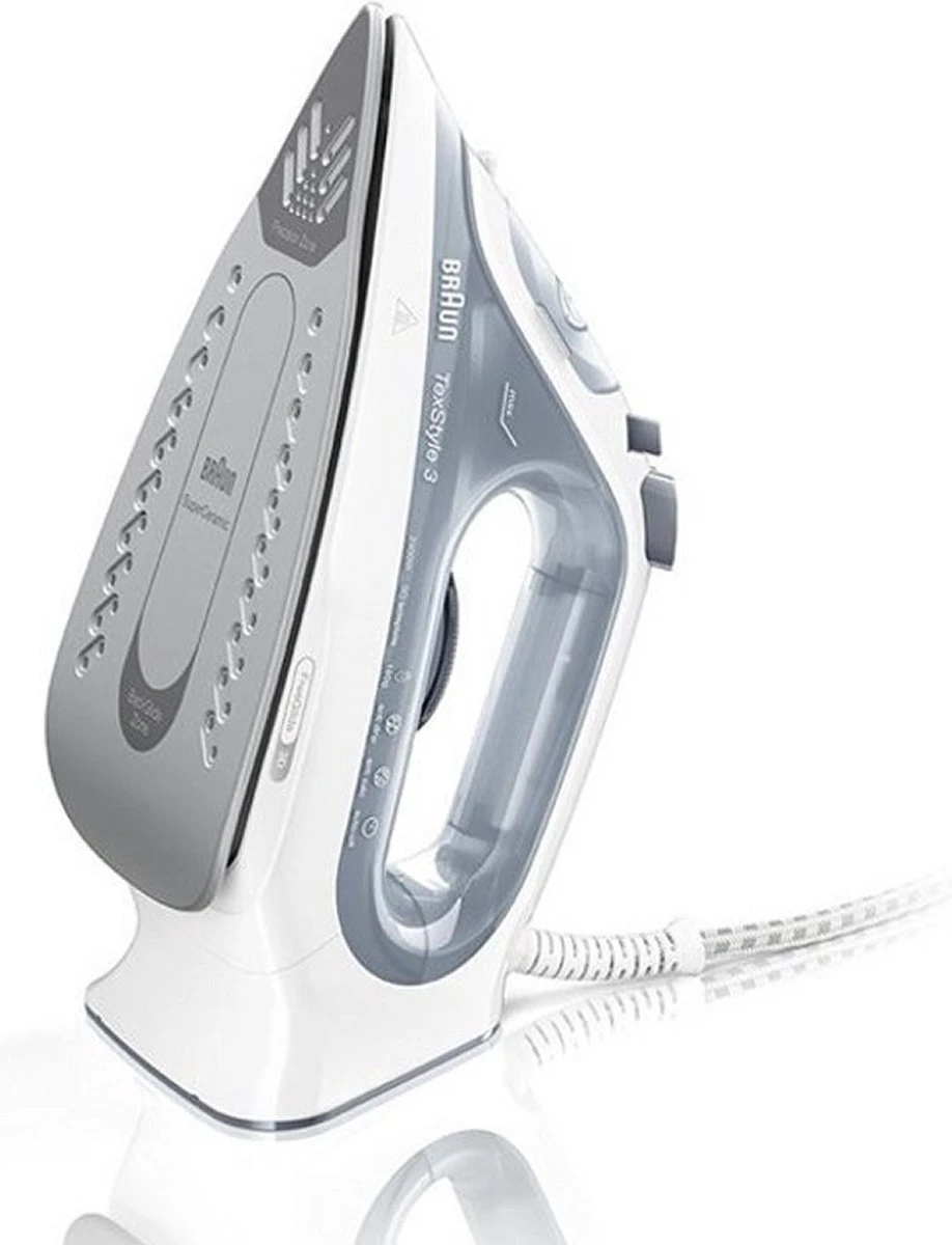 Braun TexStyle 3 - SI 3054 GY - Stoomstrijkijzer - Grijs 4 Braun TexStyle 3 - SI 3054 GY - Stoomstrijkijzer - Grijs - Afbeelding 2