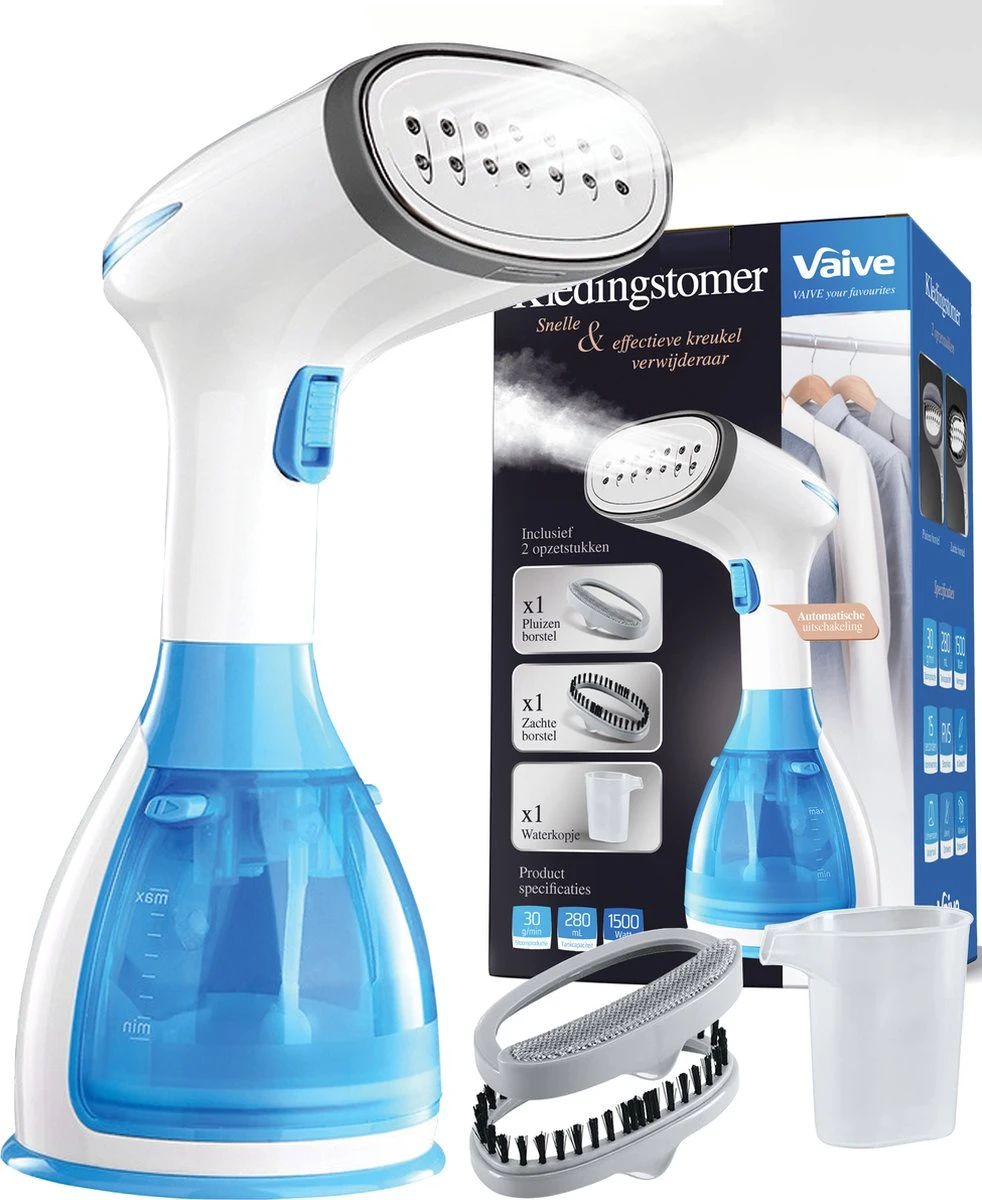 VAIVE Kledingstomer - Handstomer - Steamer - Kleding Stomer - Stoomapparaat - Kledingstomers