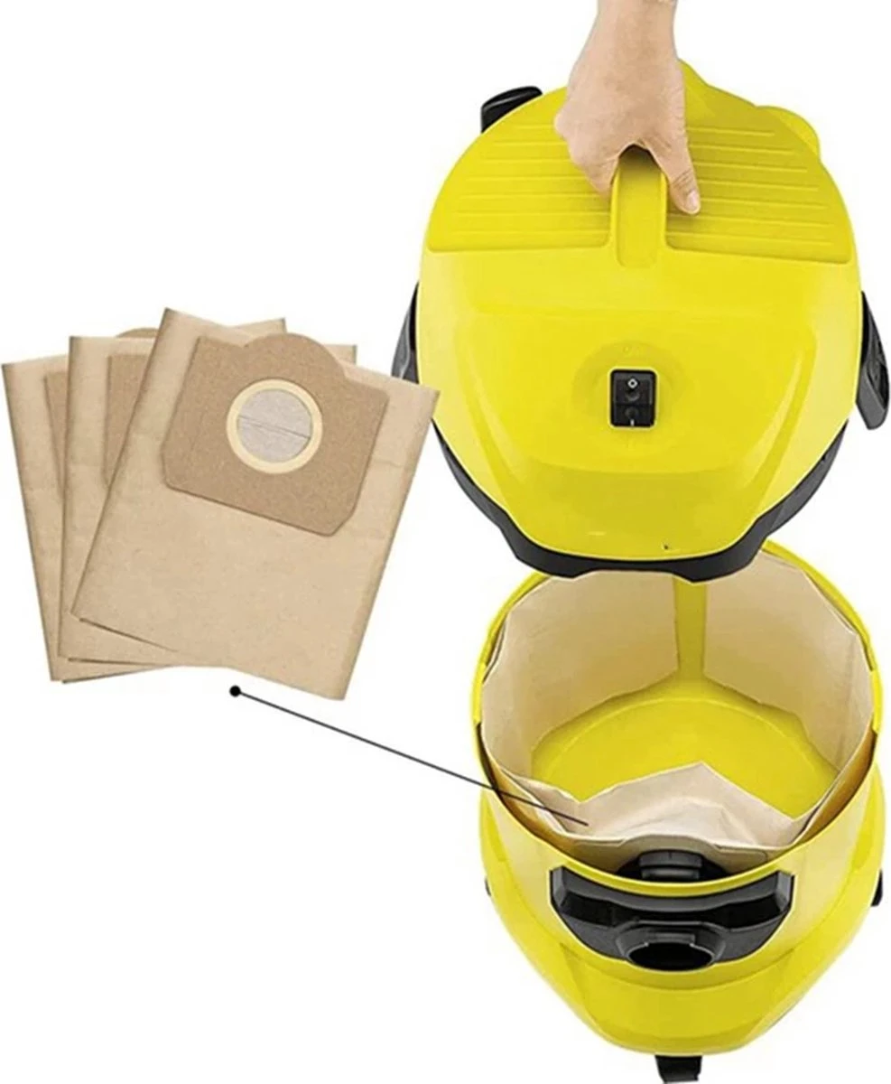 15x Karcher Stofzuigerzakken 6.959-130.0 Stofzakken Stofzuiger Zak Kärcher WD3 / MV 3 / A 22 / A 25 / A26 / SE 4001 11 15x Karcher Stofzuigerzakken 6.959-130.0 Stofzakken Stofzuiger Zak Kärcher WD3 / MV 3 / A 22 / A 25 / A26 / SE 4001 - Afbeelding 9